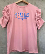 Camisa Damas rosada - Gracias