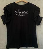 Camisa Damas Negra - No te dejaré…