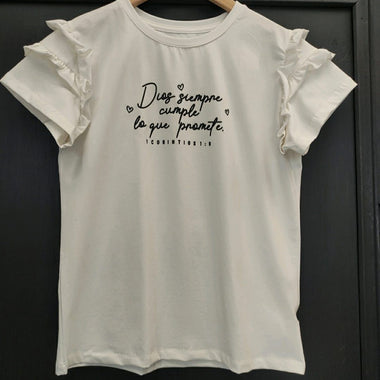 Liquidación - Camisa Damas - Dios siempre cumple lo que promete